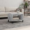 vidaXL Coffee Table Concrete Grey Engineered Wood, Iron Medium