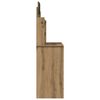 vidaXL Dressing Table Artisan Oak Engineered wood, Glass Large