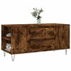 vidaXL Coffee Table Smoked Oak Engineered Wood Coffee Table Rectangular