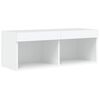 vidaXL TV Cabinet White Engineered wood Standard TV Cabinet