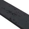 vidaXL Rubber Edge For Snow Plow Black Styrene-butadiene rubber Large
