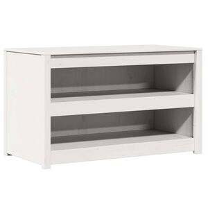 vidaXL Kitchen Cabinet White 41.73 x 21.65 x 25.20 in Solid Pine Wood