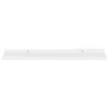 vidaXL Wall Shelves 4 pcs High Gloss White 23.6"x3.5"x1.2"