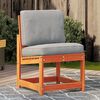 vidaXL Garden Chair Wax brown Solid pine wood 19.9x21.7x30.3 in Durable