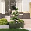 vidaXL Planter Olive Green Cold-rolled steel Large Decorative Inlays