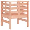vidaXL Garden Chair Set of 2 Natural wood Solid Douglas Fir wood Medium