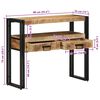 vidaXL Console Table with Shelf Brown 90 x 33 x 75 cm solid mango wood