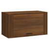 vidaXL Wall-mounted Shoe Cabinet Brown Oak Engineered wood Medium
