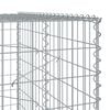 vidaXL Gabion Basket Silver Galvanized Iron Extra Large Gabion Basket