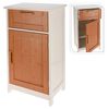 Bathroom Solutions Sideboard Bamboo and White MDF and Melamine Medium