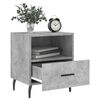 vidaXL Bedside Cabinet Set of 2 Concrete Grey