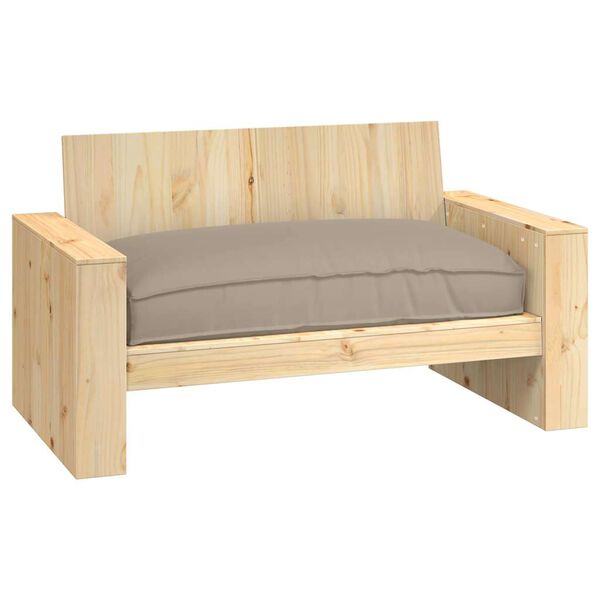 vidaXL Pallet Cushion for suitable for Seat Taupe 47.2" x 31.5" x 4.7