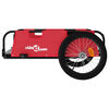 vidaXL Bike Trailer Red Oxford Fabric and Iron