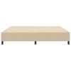 vidaXL Platform Bed Frame Grey Green 78.74 x 78.74 in Fabric