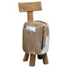 vidaXL Stool Brown Solid teak wood Standard Minimalistic Stool