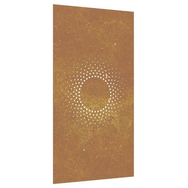 vidaXL Garden Wall Decoration Rustic Corten steel Medium