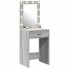 vidaXL Dressing Table Grey Sonoma 50 x 41 x 135 cm Engineered wood