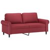 vidaXL Sofa Set Wine Red