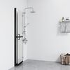 vidaXL Foldable Walk-in Shower Wall Frosted ESG Glass 27.6"x74.8"