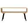 vidaXL Coffee Table Natural Mango Wood Solid Mango Wood Standard
