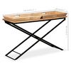 vidaXL Console Table Brown Solid mango wood Large Detachable