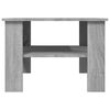 vidaXL Coffee Table Gray sonoma Engineered wood 23.6x23.6x16.5 in