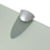 vidaXL Floating Shelf Frosted Tempered safety glass 23.6x7.9 in