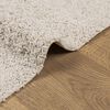 vidaXL Shaggy Rug Cream Polypropylene 47.2x66.9 in Foldable Shaggy Rug