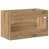 vidaXL Bathroom Sink Cabinet Artisan Oak 80x38,5x48 cm Engineered Wood
