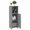 vidaXL Bathroom Cabinet Grey Sonoma Engineered wood Medium