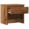 vidaXL Bedside Cabinet Old wood Engineered wood Medium Bedside Cabinet