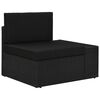 vidaXL Garden Lounge Set Black