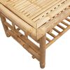 vidaXL Coffee Table Natural Bamboo Bamboo Medium Coffee Table