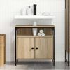 vidaXL Bathroom Cabinet Beige 23.62 x 11.81 x 23.62 in Engineered wood