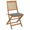 vidaXL Garden Chair Set of 8 Brown