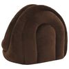 vidaXL Cat Bed Brown and Cream Fleece, PP cotton Small Cat Bed