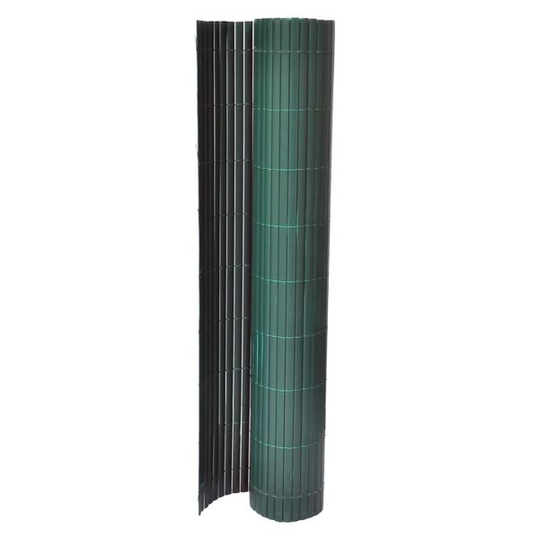 vidaXL Fence Panel PVC 90x118.1 " Green