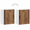 vidaXL Kitchen Wall Cabinet Old wood Engineered wood 19.7 x 12.2 x 23.6 in