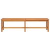 vidaXL Garden Bench Brown Solid Acacia wood 70.9 in x 13.8 in x 17.7 in