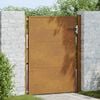 vidaXL Garden Gate 39.4x49.2" Corten Steel