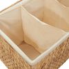 vidaXL Laundry Basket 32.3"x16.7"x20.7" Water Hyacinth