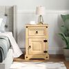 vidaXL Bedside Cabinet Honey Brown