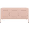 vidaXL TV Cabinet Pink Steel Medium Media Cabinet Rectangular