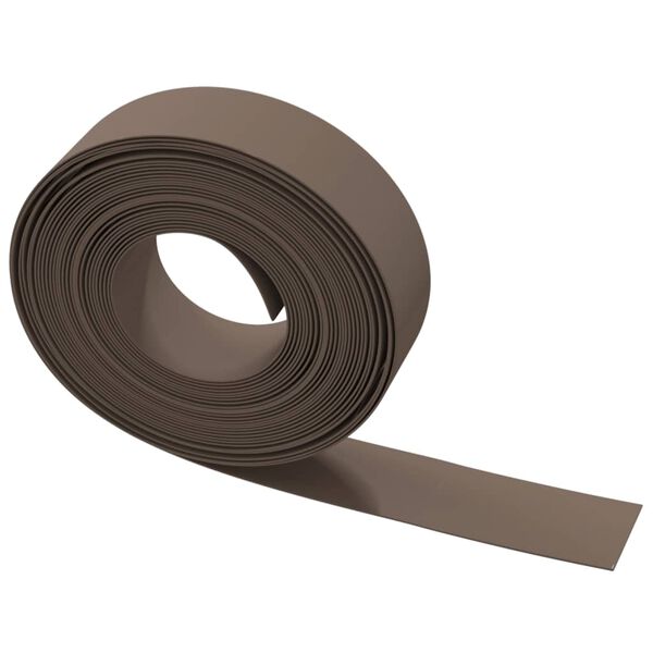vidaXL Garden Edging Brown 32.8' 5.9" Polyethylene