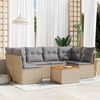 vidaXL Garden Sofa Set Mix Beige, Light Grey