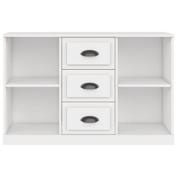 vidaXL Sideboard White Engineered Wood 41.1 x 14.0 x 26.6 in Sideboard