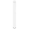 vidaXL Dining Table Leg White Powder-coated steel 27.6 x