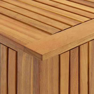 vidaXL Patio Storage Box 23.6"x19.7"x22.8" Solid Acacia Wood