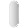 vidaXL LED Bathroom Mirror Transparent Glass 35.4 x 15.7 in