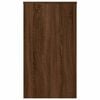 vidaXL Desk Brown oak Engineered wood Small Modern Desk Rectangular